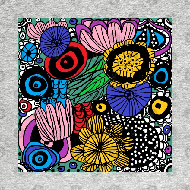 My garden full of flowers, Flower patterns by zzzozzo